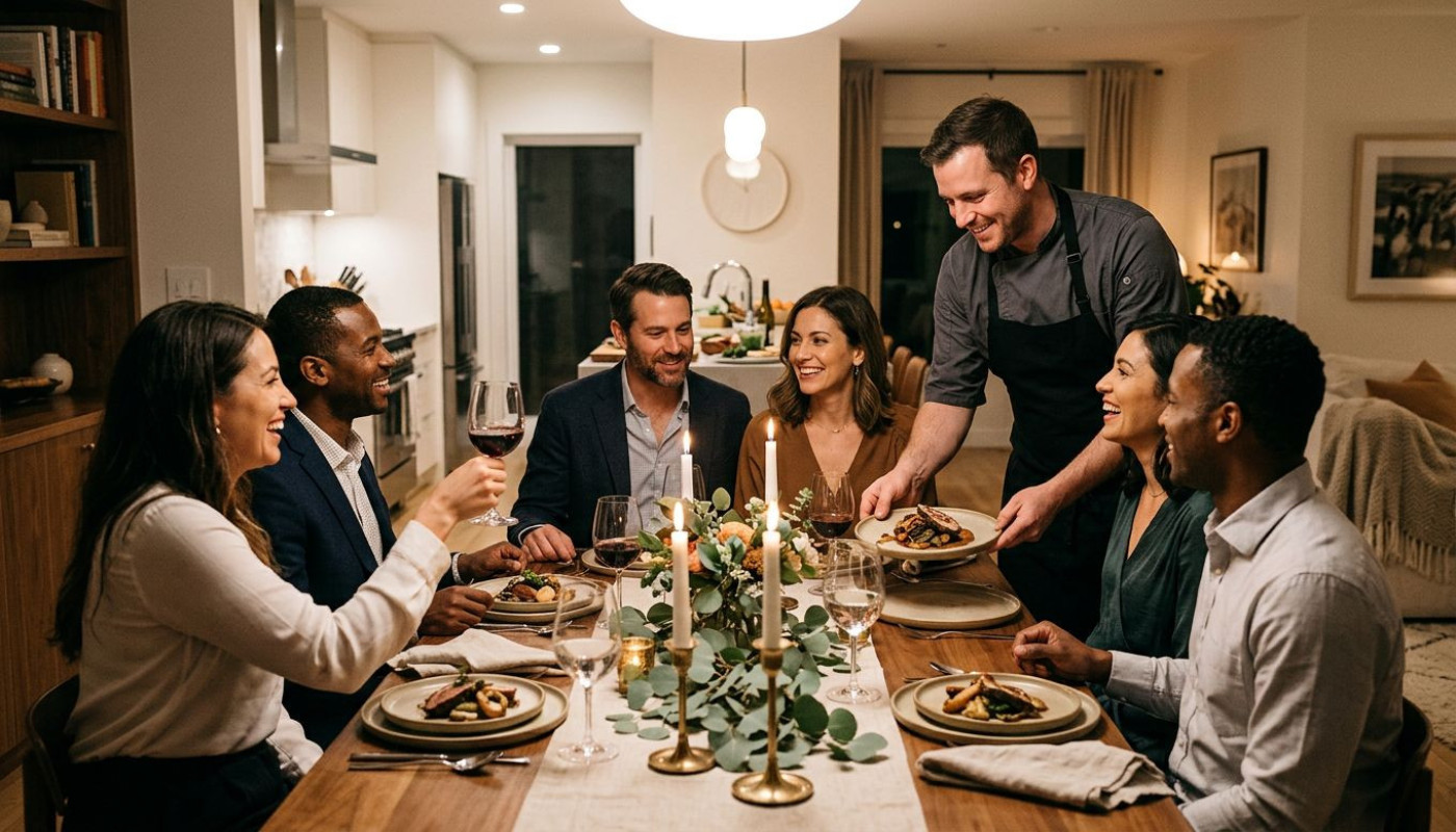 Comment organiser un dîner inoubliable avec un chef privé?